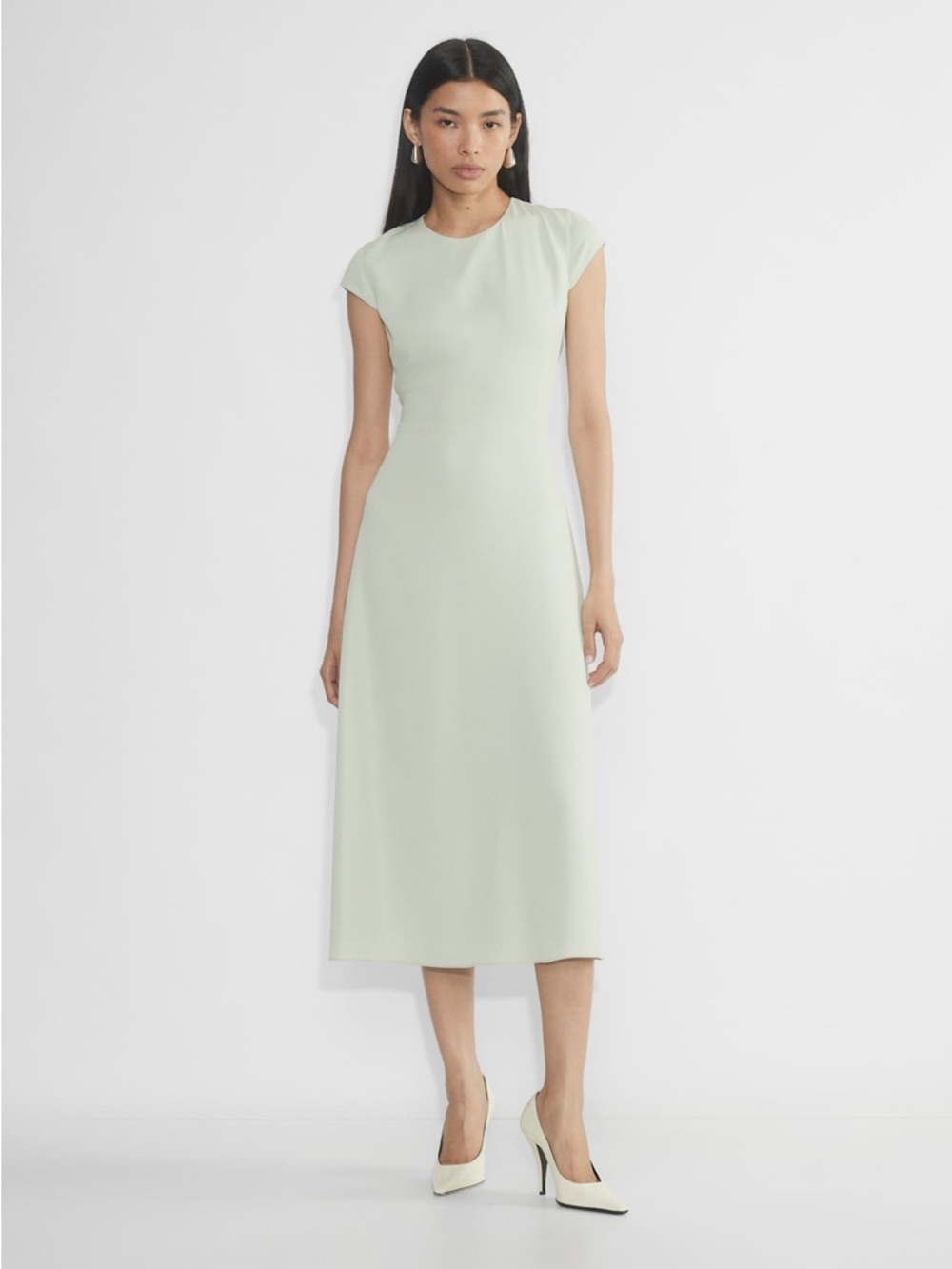 Aritzia Babaton Allround Mint Green Dress - Picture 2 of 10